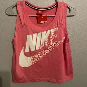 Nike Girls pink tank top -NWT